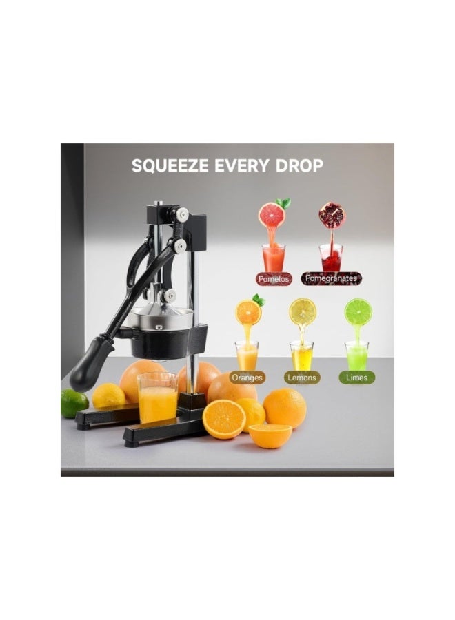 ACLIX Manual Citrus Juicer Heavy Duty Hand Press Fruit Squeezer for Oranges Lemons Limes & Pomegranates - Image 2